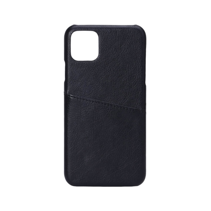 ONSALA Mobile Cover Black with Cardpocket iPhone 11 PRO MAX in de groep SMARTPHONE & TABLETS / Mobielbescherming / Apple / iPhone 11 Pro Max / Hoesjes bij TP E-commerce Nordic AB (A00258)