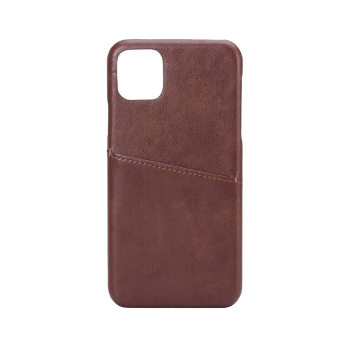 ONSALA Mobile Cover Brown with Cardpocket iPhone 11 PRO MAX in de groep SMARTPHONE & TABLETS / Mobielbescherming / Apple / iPhone 11 Pro Max / Hoesjes bij TP E-commerce Nordic AB (A00259)