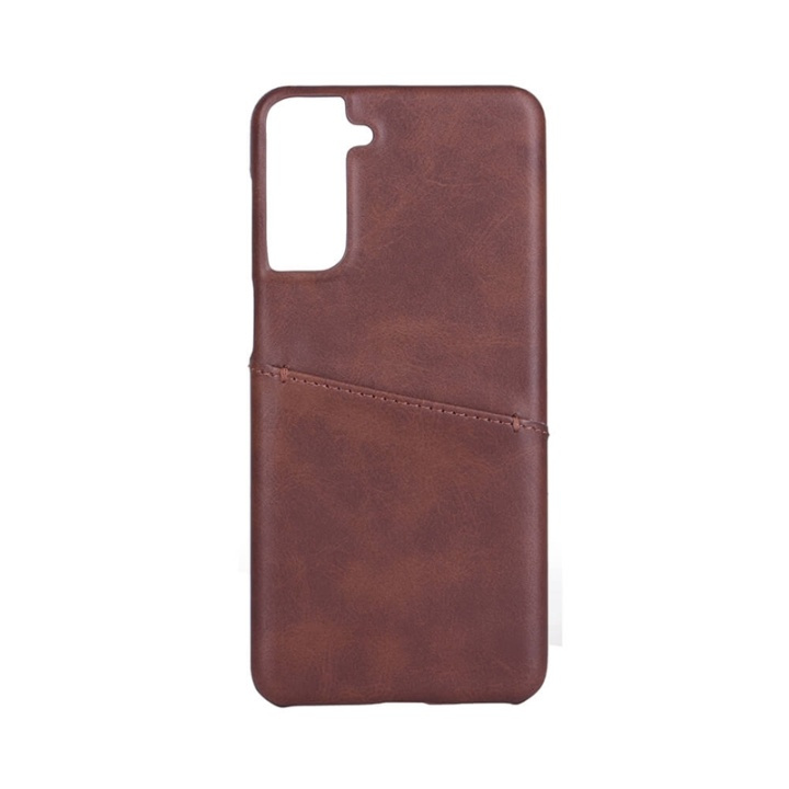 ONSALA Mobile Cover Brown with Cardpocket Samsung S21+/S30+ 5G in de groep SMARTPHONE & TABLETS / Mobielbescherming / Samsung bij TP E-commerce Nordic AB (A00263)