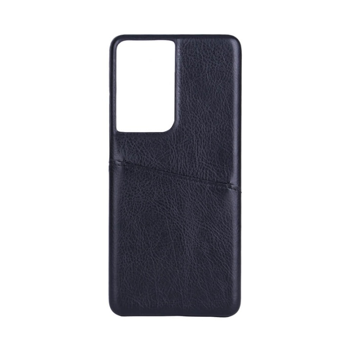 ONSALA Mobile Cover Black with Cardpocket Samsung S21 Ultra /S30 Ultra 5G in de groep SMARTPHONE & TABLETS / Mobielbescherming / Samsung bij TP E-commerce Nordic AB (A00264)