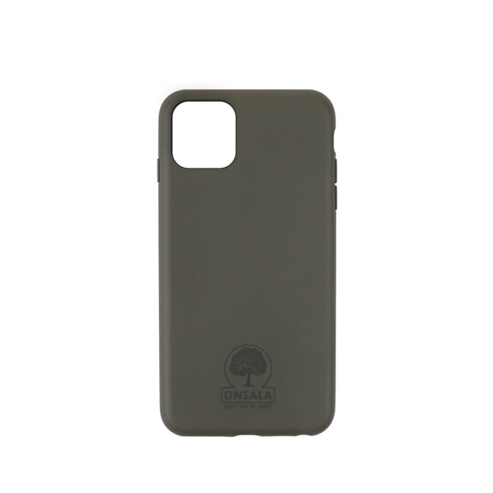 ONSALA ECO Mobile Cover green iPhone 11 Pro Max in de groep SMARTPHONE & TABLETS / Mobielbescherming / Apple / iPhone 11 Pro Max / Hoesjes bij TP E-commerce Nordic AB (A00271)