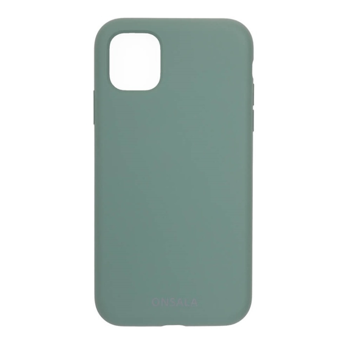 ONSALA Mobile Cover Silicone Pine Green iPhone 11 / XR in de groep SMARTPHONE & TABLETS / Mobielbescherming / Apple / Lippenstift / Lipgloss bij TP E-commerce Nordic AB (A00275)