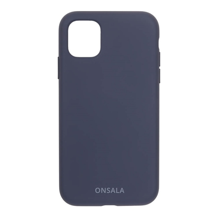 ONSALA Mobile Cover Silicone Cobalt Blue iPhone 11 Pro in de groep SMARTPHONE & TABLETS / Mobielbescherming / Apple / Make-up spiegel / Verzinnen bij TP E-commerce Nordic AB (A00277)