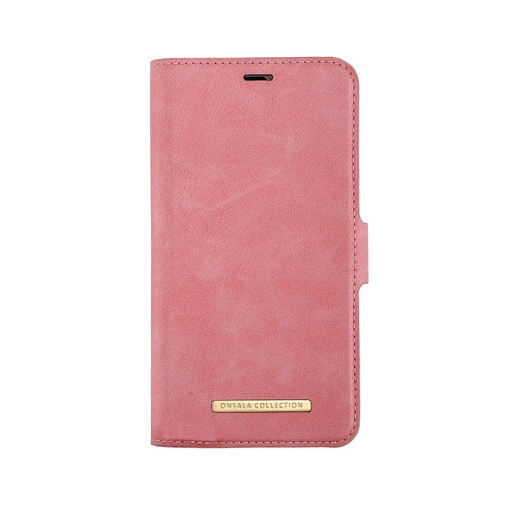 ONSALA COLLECTION Mobile Wallet Dusty Pink iPhone 11 in de groep SMARTPHONE & TABLETS / Mobielbescherming / Apple / Lippenstift / Wallet Case bij TP E-commerce Nordic AB (A00295)