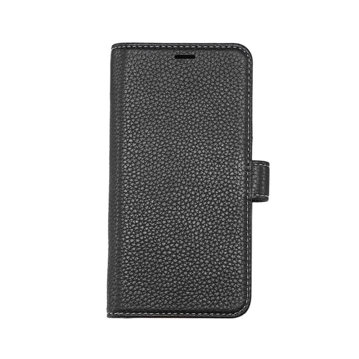 ONSALA COLLECTION Wallet Leather Black iPhone 11 PRO MAX in de groep SMARTPHONE & TABLETS / Mobielbescherming / Apple / iPhone 11 Pro Max / Wallet Case bij TP E-commerce Nordic AB (A00318)
