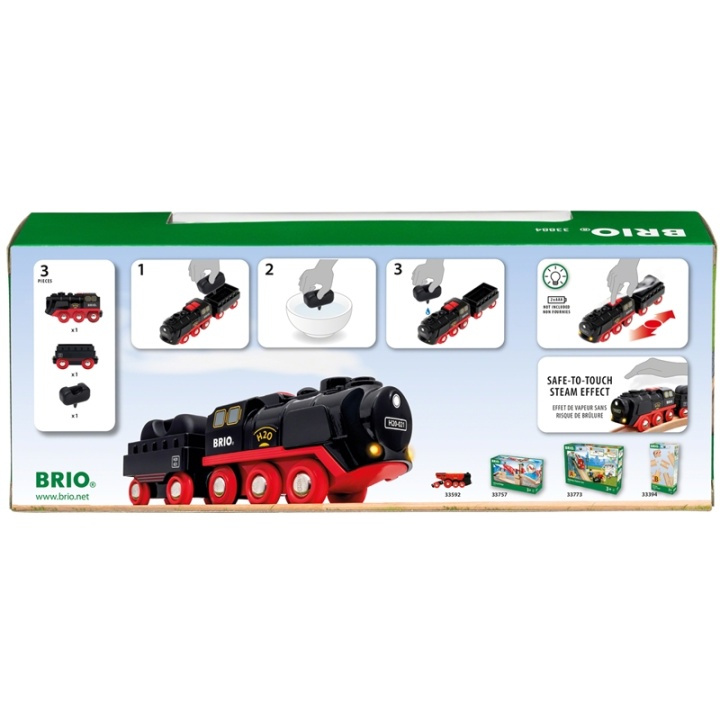 Brio 33884 Battery-Operated Steamin in de groep SPEELGOED, KINDER- & BABYPRODUCTEN / Speelgoed / Bouwspeelgoed / Brio treinrails bij TP E-commerce Nordic AB (A00587)