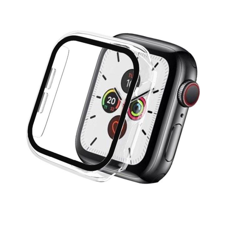 Champion Full cover Case Apple Watch SE/6/5/4 40mm, Transparent in de groep SMARTPHONE & TABLETS / Training, thuis & vrije tijd / Apple Watch & Accessoires / Accessoires bij TP E-commerce Nordic AB (A00622)