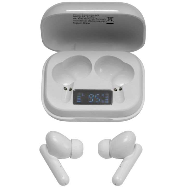 Denver Truly wireless Bluetooth earbuds in de groep HOME ELECTRONICS / Audio & Beeld / Koptelefoon & Accessoires / Koptelefoon bij TP E-commerce Nordic AB (A00649)