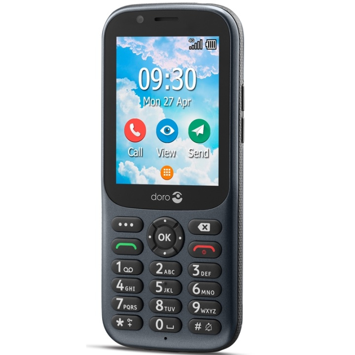Doro 731X 4G FP Graphite in de groep SMARTPHONE & TABLETS / Mobiele telefoons & smartphones bij TP E-commerce Nordic AB (A00666)
