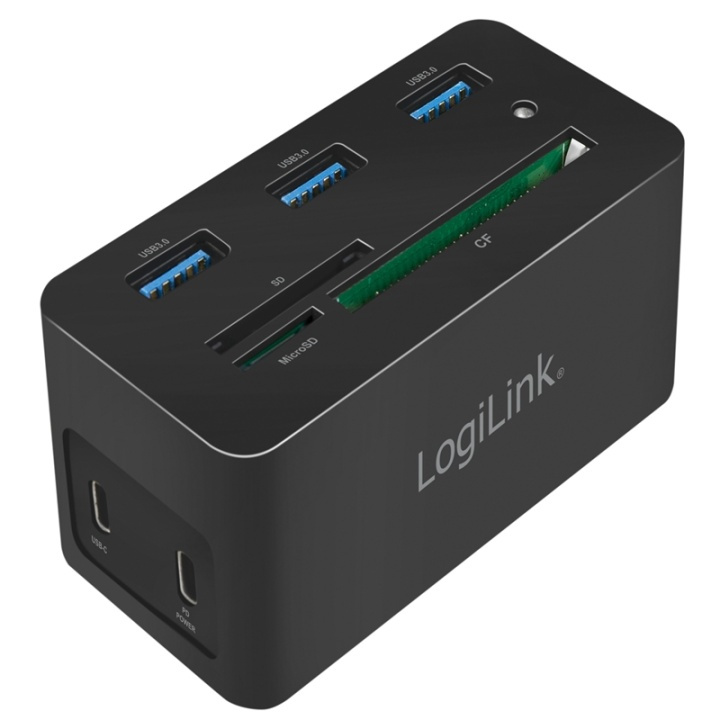 LogiLink PC-/Mac-minidocka HDMI, USB-C, in de groep COMPUTERS & RANDAPPARATUUR / Computeraccessoires / USB-hubs bij TP E-commerce Nordic AB (A00838)