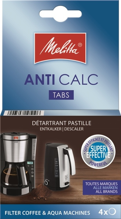 Melitta Avkalkning Tablett 4x125g (OBS in de groep HUISHOUDEN & TUIN / Huishoudelijke apparaten / Koffiezetapparaten en accessoires / Filters & Accessoires bij TP E-commerce Nordic AB (A00888)