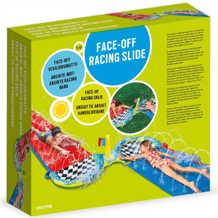 Spring Summer Face-Off Racing Slide in de groep SPEELGOED, KINDER- & BABYPRODUCTEN / Buitenspeelgoed / Tuinspeelgoed bij TP E-commerce Nordic AB (A01043)
