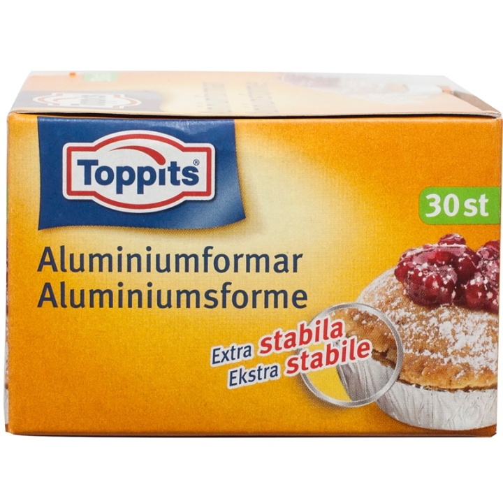 Toppits Bakformar Aluminium 30st in de groep HUISHOUDEN & TUIN / Keukengerei / Bakaccessoires bij TP E-commerce Nordic AB (A01100)