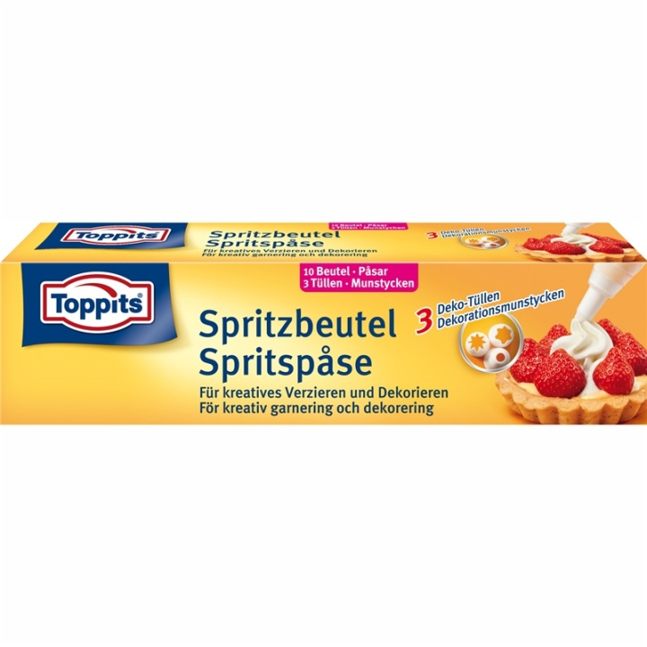 Toppits Spritspåsar 10st (Obs 12st D in de groep HUISHOUDEN & TUIN / Keukengerei / Overige keukengereedschap bij TP E-commerce Nordic AB (A01101)