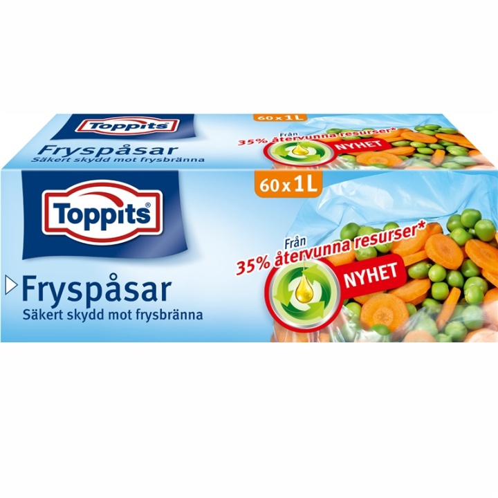 Toppits Fryspåsar 1L 60st, STORPACK 9st in de groep HUISHOUDEN & TUIN / Keukengerei / Overige keukengereedschap bij TP E-commerce Nordic AB (A01104)