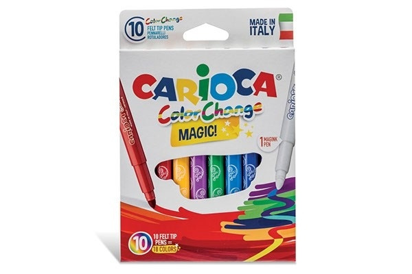 Carioca Magisk tusch, 10st in de groep SPORT, VRIJE TIJD & HOBBY / Hobby / Schilderen & tekenen / Pennen, kleurpotloden en inkt bij TP E-commerce Nordic AB (A01191)