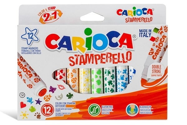 Carioca Stämpel tusch 12st in de groep SPEELGOED, KINDER- & BABYPRODUCTEN / Speelgoed / Tekenen & Tellen bij TP E-commerce Nordic AB (A01200)