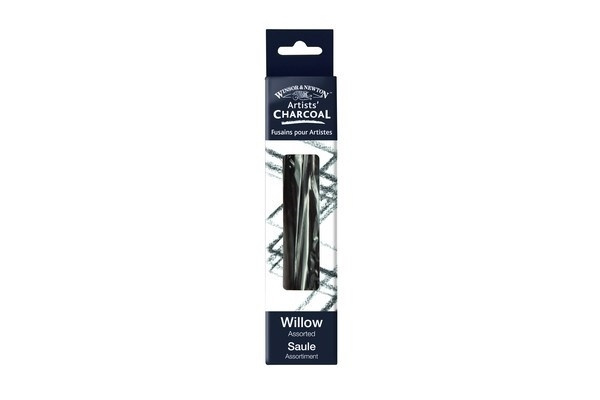 Winsor Willow Charcoal 12 st, Blandade storlekar in de groep SPORT, VRIJE TIJD & HOBBY / Hobby / Schilderen & tekenen / Pennen, kleurpotloden en inkt bij TP E-commerce Nordic AB (A01203)