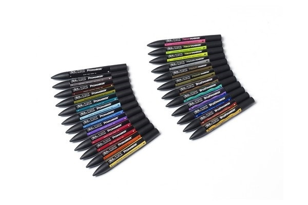 Winsor Mixed marker set, 24st in de groep SPORT, VRIJE TIJD & HOBBY / Hobby / Schilderen & tekenen / Pennen, kleurpotloden en inkt bij TP E-commerce Nordic AB (A01225)
