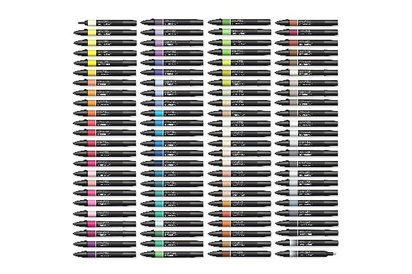 Winsor Promarker set 96st in de groep SPORT, VRIJE TIJD & HOBBY / Hobby / Schilderen & tekenen / Pennen, kleurpotloden en inkt bij TP E-commerce Nordic AB (A01240)
