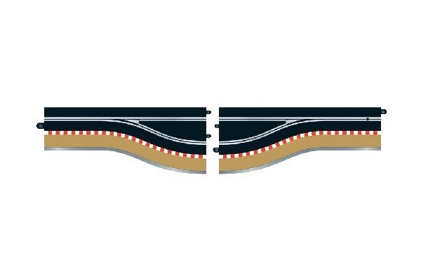 Scalextric 2st Pit Lane - Vänster in de groep SPEELGOED, KINDER- & BABYPRODUCTEN / Op afstand bestuurbaar / Autobanen / Rails bij TP E-commerce Nordic AB (A01376)