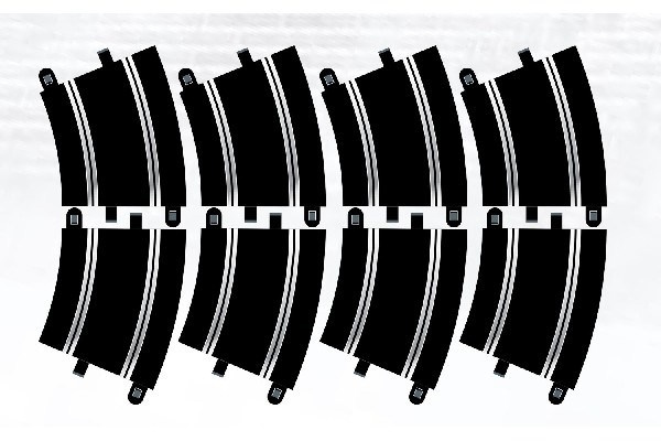 Scalextric Track Extension Pack 6 - 8st R3 kurvor in de groep SPEELGOED, KINDER- & BABYPRODUCTEN / Op afstand bestuurbaar / Autobanen / Rails bij TP E-commerce Nordic AB (A01408)