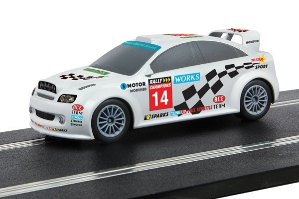 Scalextric Start Rally Car - Team Modified in de groep SPEELGOED, KINDER- & BABYPRODUCTEN / Op afstand bestuurbaar / Autobanen / Auto\'s bij TP E-commerce Nordic AB (A01430)