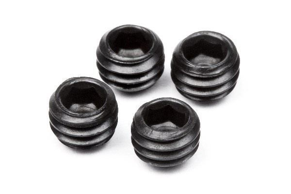 Set Screw M4X3Mm (4Pcs) in de groep SPEELGOED, KINDER- & BABYPRODUCTEN / Op afstand bestuurbaar / Reserveonderdelen & Extra accessoires / HPI / Schroeven/Beugels / Schroeven bij TP E-commerce Nordic AB (A01537)