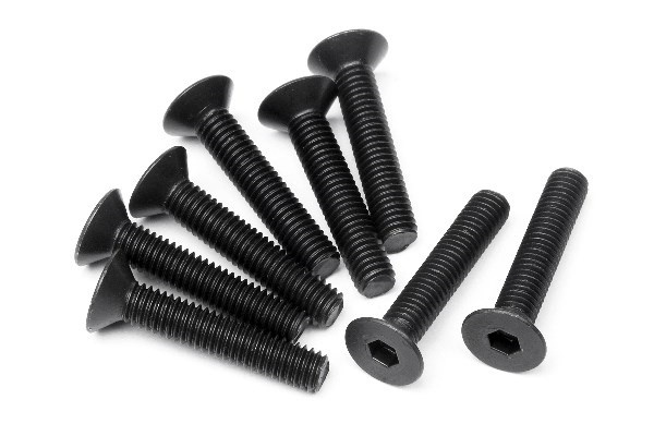 Flat Head Screw M3X16Mm (Hex Socket/8Pcs) in de groep SPEELGOED, KINDER- & BABYPRODUCTEN / Op afstand bestuurbaar / Reserveonderdelen & Extra accessoires / HPI / Schroeven/Beugels / Schroeven bij TP E-commerce Nordic AB (A01539)