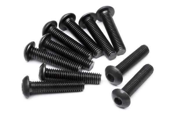 Button Head Screw M3X14Mm (Hex Socket/10Pcs) in de groep SPEELGOED, KINDER- & BABYPRODUCTEN / Op afstand bestuurbaar / Reserveonderdelen & Extra accessoires / HPI / Schroeven/Beugels / Schroeven bij TP E-commerce Nordic AB (A01541)