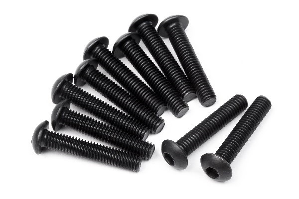 Button Head Screw M3X16Mm (Hex Socket/10Pcs) in de groep SPEELGOED, KINDER- & BABYPRODUCTEN / Op afstand bestuurbaar / Reserveonderdelen & Extra accessoires / HPI / Schroeven/Beugels / Schroeven bij TP E-commerce Nordic AB (A01542)