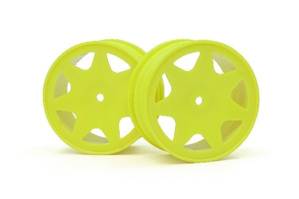 Ultra 7 Wheels Yellow 30Mm (2Pcs) in de groep SPEELGOED, KINDER- & BABYPRODUCTEN / Op afstand bestuurbaar / Reserveonderdelen & Extra accessoires / HPI / Velgen / Offroad bij TP E-commerce Nordic AB (A01543)