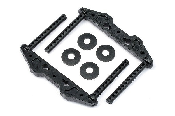 Body Mount Set in de groep SPEELGOED, KINDER- & BABYPRODUCTEN / Op afstand bestuurbaar / Reserveonderdelen & Extra accessoires / HPI / Reserveonderdelen & Tuning / Chassis onderdelen bij TP E-commerce Nordic AB (A01784)