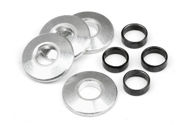 Wheel Spacer Set (4Pcs) in de groep SPEELGOED, KINDER- & BABYPRODUCTEN / Op afstand bestuurbaar / Reserveonderdelen & Extra accessoires / HPI / Reserveonderdelen & Tuning / Aandrijvingen bij TP E-commerce Nordic AB (A01796)