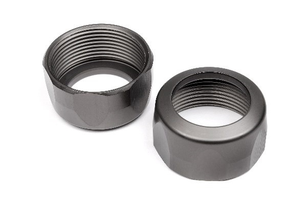 Shock Cap 20X12Mm (Gunmetal (2/Pcs) in de groep SPEELGOED, KINDER- & BABYPRODUCTEN / Op afstand bestuurbaar / Reserveonderdelen & Extra accessoires / HPI / Reserveonderdelen & Tuning / Schokdempers bij TP E-commerce Nordic AB (A01979)