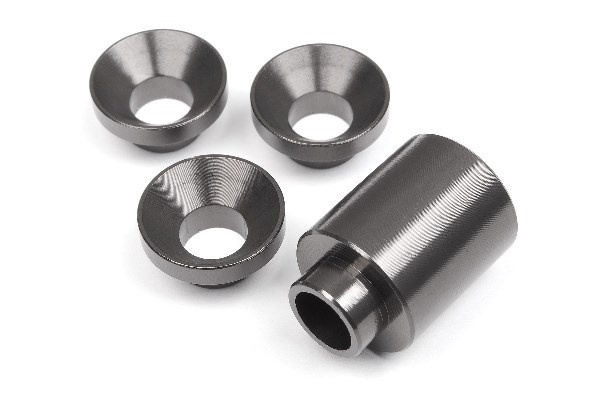 Spacer Set For Clutch Bell Holder (Gunmetal) in de groep SPEELGOED, KINDER- & BABYPRODUCTEN / Op afstand bestuurbaar / Reserveonderdelen & Extra accessoires / HPI / Reserveonderdelen & Tuning / Chassis onderdelen bij TP E-commerce Nordic AB (A01999)