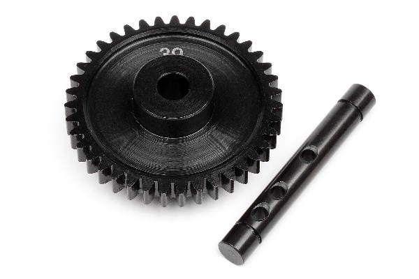 High Speed Idler Gear 39T / Shaft Set in de groep SPEELGOED, KINDER- & BABYPRODUCTEN / Op afstand bestuurbaar / Reserveonderdelen & Extra accessoires / HPI / Reserveonderdelen & Tuning / Aandrijvingen bij TP E-commerce Nordic AB (A02002)