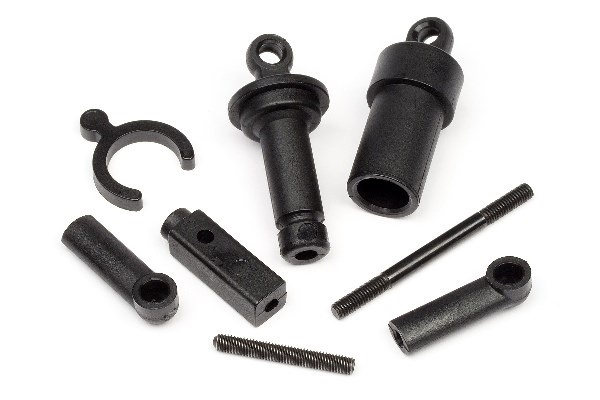 Shock Parts / Rod End Set in de groep SPEELGOED, KINDER- & BABYPRODUCTEN / Op afstand bestuurbaar / Reserveonderdelen & Extra accessoires / HPI / Reserveonderdelen & Tuning / Schokdempers bij TP E-commerce Nordic AB (A02019)