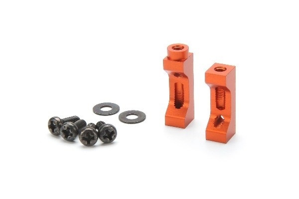 Aluminium Servo Mount Set (Orange) in de groep SPEELGOED, KINDER- & BABYPRODUCTEN / Op afstand bestuurbaar / Reserveonderdelen & Extra accessoires / HPI / Reserveonderdelen & Tuning / Schokdempers bij TP E-commerce Nordic AB (A02036)