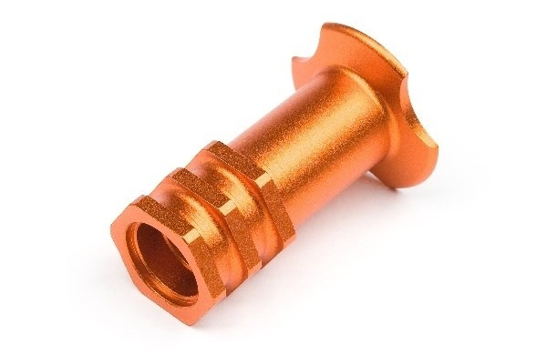 Aluminum Ball Diff Hub (Right/Foam Tire/Orange) in de groep SPEELGOED, KINDER- & BABYPRODUCTEN / Op afstand bestuurbaar / Reserveonderdelen & Extra accessoires / HPI / Reserveonderdelen & Tuning / Aandrijvingen bij TP E-commerce Nordic AB (A02042)