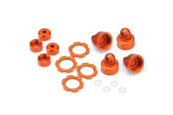 Shock Color Parts Set (Orange) in de groep SPEELGOED, KINDER- & BABYPRODUCTEN / Op afstand bestuurbaar / Reserveonderdelen & Extra accessoires / HPI / Reserveonderdelen & Tuning / Schokdempers bij TP E-commerce Nordic AB (A02084)
