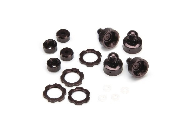 Shock Color Parts Set (Dark Brown Anodized) in de groep SPEELGOED, KINDER- & BABYPRODUCTEN / Op afstand bestuurbaar / Reserveonderdelen & Extra accessoires / HPI / Reserveonderdelen & Tuning / Schokdempers bij TP E-commerce Nordic AB (A02086)