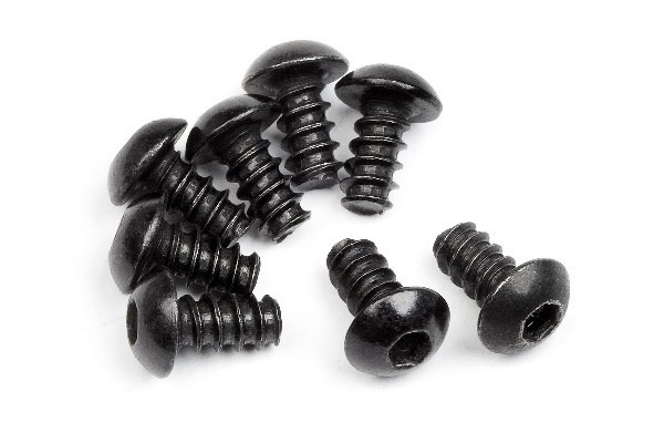 Tp. Button Head Screw M3X6Mm (Hex Socket/8Pcs) in de groep SPEELGOED, KINDER- & BABYPRODUCTEN / Op afstand bestuurbaar / Reserveonderdelen & Extra accessoires / HPI / Schroeven/Beugels / Schroeven bij TP E-commerce Nordic AB (A02094)