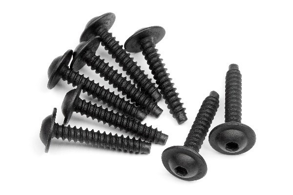 Tp Flanged Screw M3X18Mm (Hex Socket/8Pcs) in de groep SPEELGOED, KINDER- & BABYPRODUCTEN / Op afstand bestuurbaar / Reserveonderdelen & Extra accessoires / HPI / Schroeven/Beugels / Schroeven bij TP E-commerce Nordic AB (A02095)