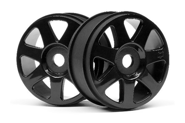 V7 Wheel Black (42X83Mm/2Pcs) in de groep SPEELGOED, KINDER- & BABYPRODUCTEN / Op afstand bestuurbaar / Reserveonderdelen & Extra accessoires / HPI / Velgen / Offroad bij TP E-commerce Nordic AB (A02099)