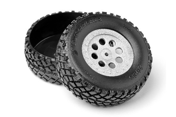Plastic Truck Bed Tires (2Pcs) in de groep SPEELGOED, KINDER- & BABYPRODUCTEN / Op afstand bestuurbaar / Reserveonderdelen & Extra accessoires / HPI / Reserveonderdelen & Tuning / Chassis onderdelen bij TP E-commerce Nordic AB (A02106)