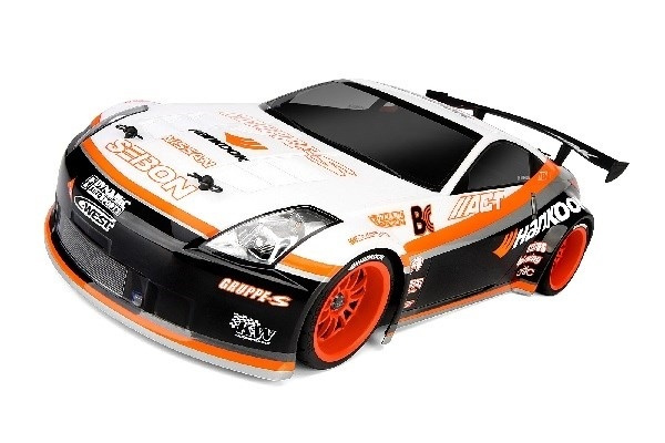 Nissan 350Z Hankook Body (200Mm) in de groep SPEELGOED, KINDER- & BABYPRODUCTEN / Op afstand bestuurbaar / Reserveonderdelen & Extra accessoires / HPI / Carrosserieën & Accessoires / Onroad-carrosserieën (Transparant) bij TP E-commerce Nordic AB (A02108)