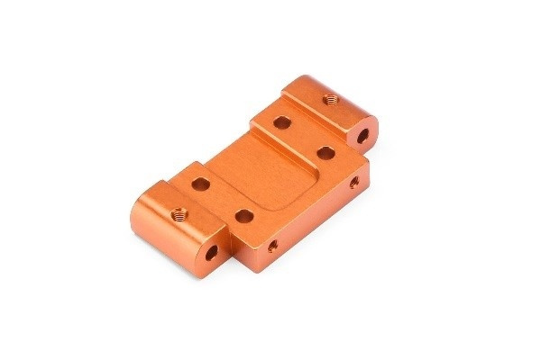 Aluminum Front Suspension Arm Mount (3 Deg/Orange) in de groep SPEELGOED, KINDER- & BABYPRODUCTEN / Op afstand bestuurbaar / Reserveonderdelen & Extra accessoires / HPI / Reserveonderdelen & Tuning / Schokdempers bij TP E-commerce Nordic AB (A02131)