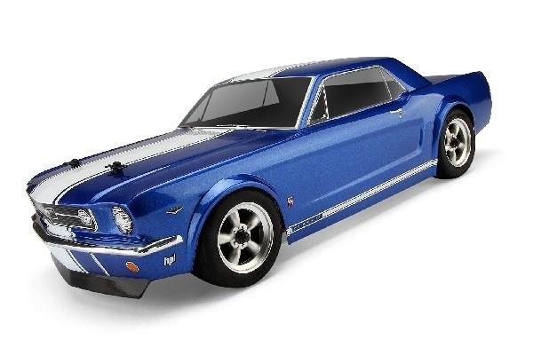 Ford 1966 Mustang Gt Coupe Body (200Mm) in de groep SPEELGOED, KINDER- & BABYPRODUCTEN / Op afstand bestuurbaar / Reserveonderdelen & Extra accessoires / HPI / Carrosserieën & Accessoires / Onroad-carrosserieën (Transparant) bij TP E-commerce Nordic AB (A02133)