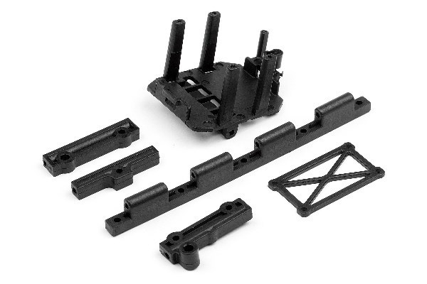 Bulkhead/Esc Mount Set in de groep SPEELGOED, KINDER- & BABYPRODUCTEN / Op afstand bestuurbaar / Reserveonderdelen & Extra accessoires / HPI / Reserveonderdelen & Tuning / Chassis onderdelen bij TP E-commerce Nordic AB (A02164)